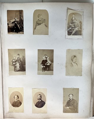 Lot 53 - Large Victorian Grand Tour & Family Photograph Album.