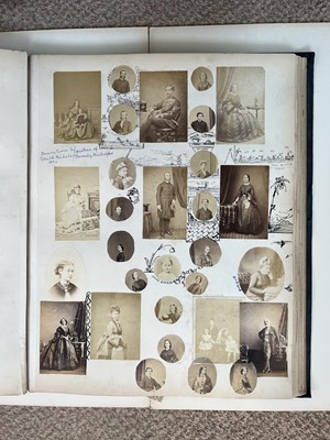 Lot 53 - Large Victorian Grand Tour & Family Photograph Album.