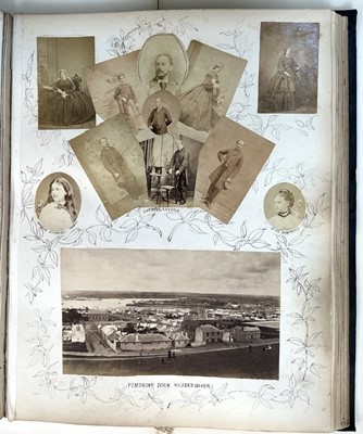 Lot 53 - Large Victorian Grand Tour & Family Photograph Album.
