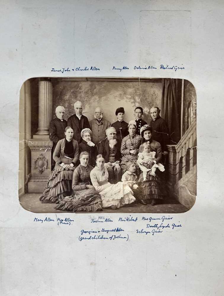 Lot 53 - Large Victorian Grand Tour & Family Photograph Album.