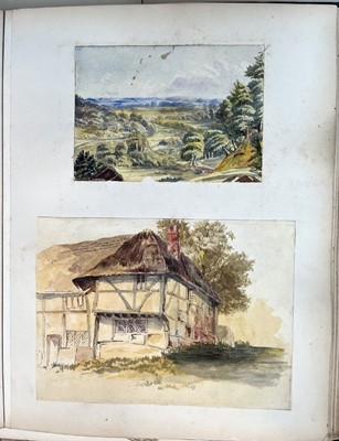 Lot 53 - Large Victorian Grand Tour & Family Photograph Album.