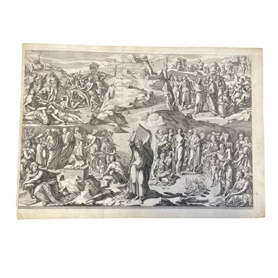 Lot 310 - Beccafumi & Cosatti, The Stories of Moses on Mount Sinai, pavement of Siena Cathedral