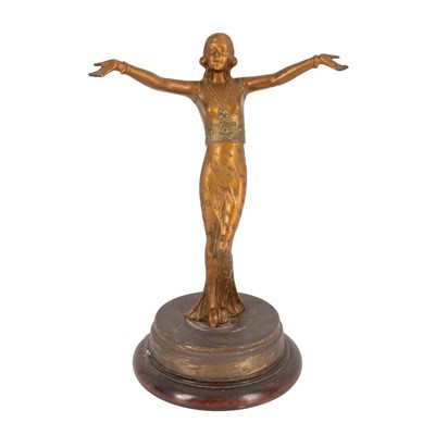 Lot 87 - A gilt metal Art Deco style figure of a dancer