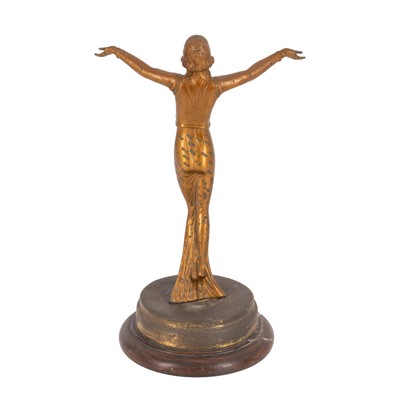 Lot 87 - A gilt metal Art Deco style figure of a dancer