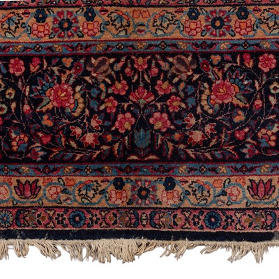 Lot 67 - An antique Kirman Laver carpet, south Persia
