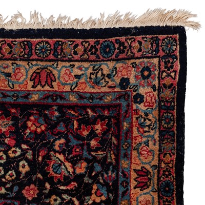 Lot 67 - An antique Kirman Laver carpet, south Persia