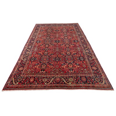 Lot 51 - An antique Mahal carpet, west Persia