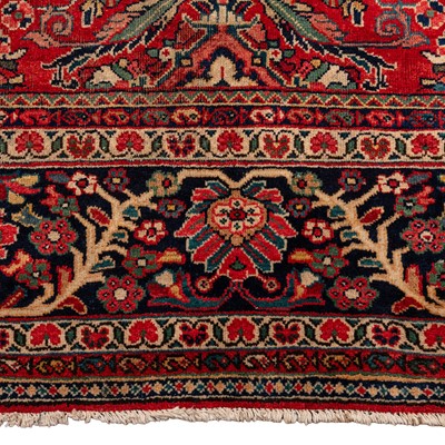 Lot 51 - An antique Mahal carpet, west Persia