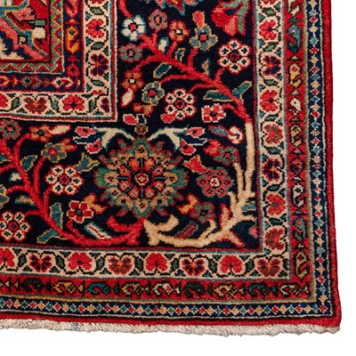 Lot 51 - An antique Mahal carpet, west Persia