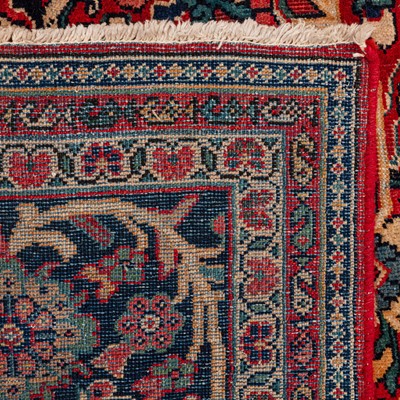Lot 51 - An antique Mahal carpet, west Persia