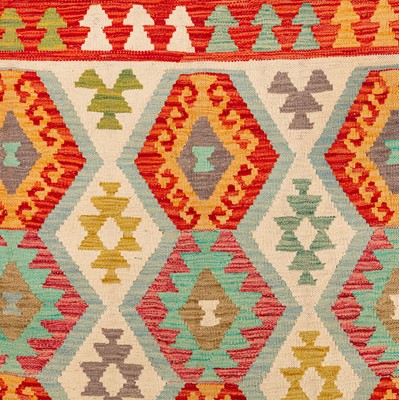 Lot 5 - A fine Turkish design kilim