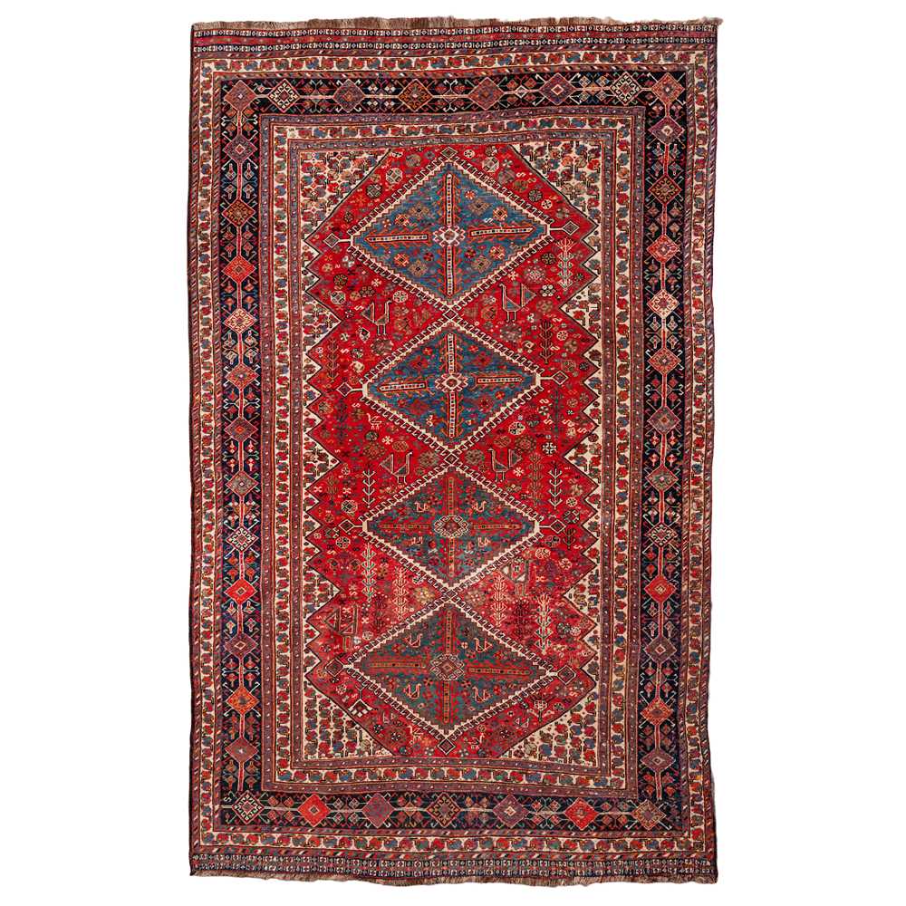 Lot 52 - An antique Qashqai Shekralu carpet, south-west Persia