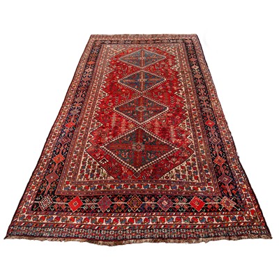 Lot 52 - An antique Qashqai Shekralu carpet, south-west Persia