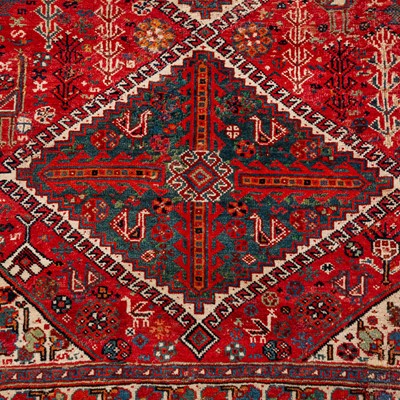 Lot 52 - An antique Qashqai Shekralu carpet, south-west Persia