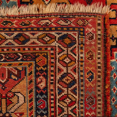 Lot 39 - An antique Qashqai small carpet, south-west Persia