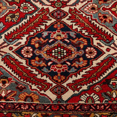 Lot 21 - An antique Bakhtiari carpet, west Persia