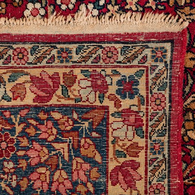 Lot 22 - A fine Kirman prayer rug, south Persia
