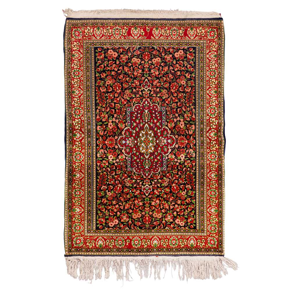 Lot 2 - A fine Qum rug, central Persia
