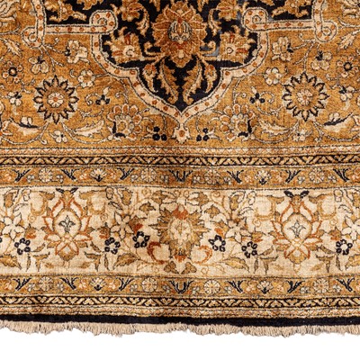 Lot 32 - A very fine silk Qum rug, central Persia