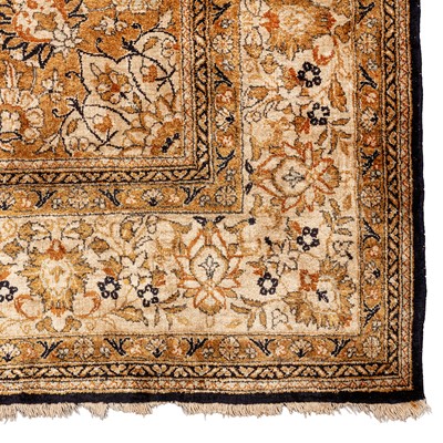 Lot 32 - A very fine silk Qum rug, central Persia