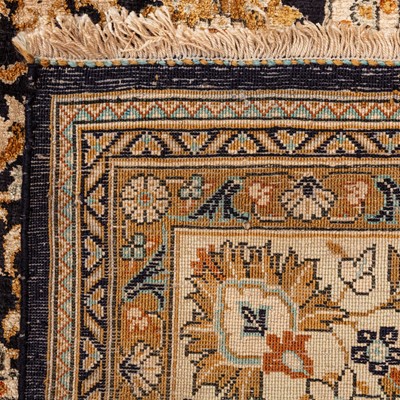 Lot 32 - A very fine silk Qum rug, central Persia