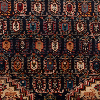 Lot 31 - An antique Khila rug, east Caucasus