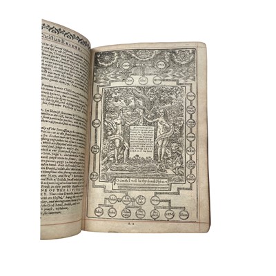 Lot 15 - [Bible, English] Four works bound in one, Bigg Wither family of Manydown