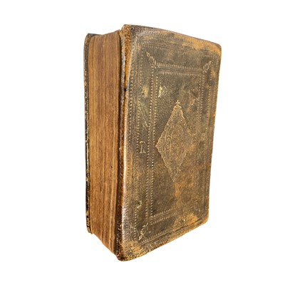 Lot 15 - [Bible, English] Four works bound in one, Bigg Wither family of Manydown