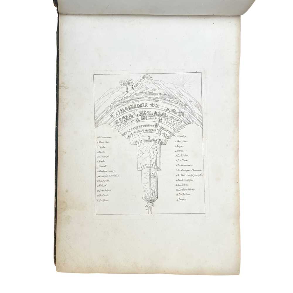 Lot 11 - Flaxman (John) Illustrator, Atlante Dantesco, inscribed