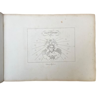 Lot 11 - Flaxman (John) Illustrator, Atlante Dantesco, inscribed