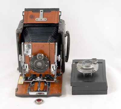 Lot 200 - Ensign Hand & Stand Plate Camera by Sanderson.