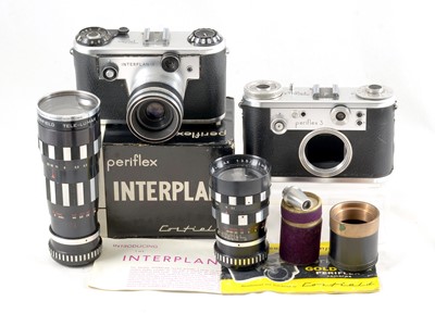 Lot 164 - Corfield Interplan-A 3-Lens Camera Outfit.
