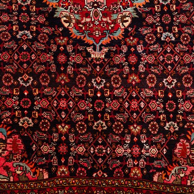 Lot 4 - A fine Bijar rug, north-west Persia