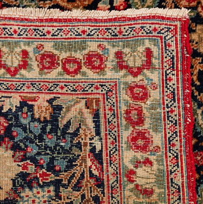 Lot 24 - An antique Tabriz rug, north-west Persia