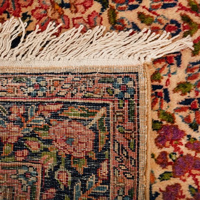 Lot 37 - A fine Kirman Laver rug, south Persia