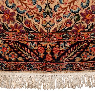 Lot 37 - A fine Kirman Laver rug, south Persia