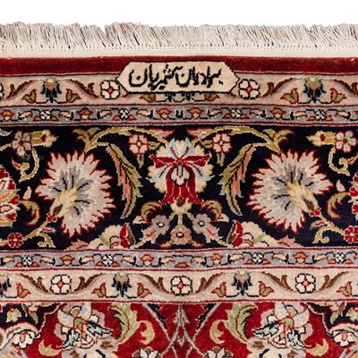 Lot 79 - A fine part silk Indian carpet