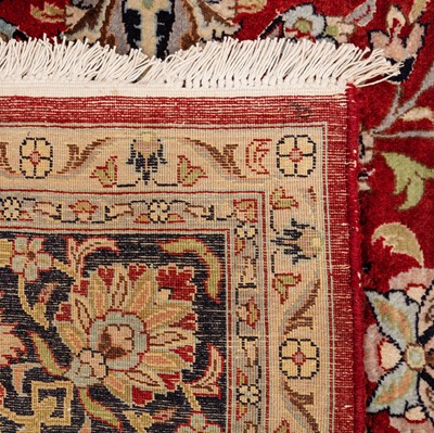 Lot 79 - A fine part silk Indian carpet