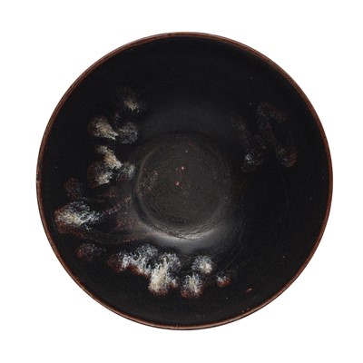 Lot 258 - A Chinese Jizhou black-glazed phosphatic-splashed bowl, Song dynasty