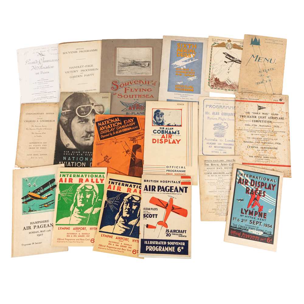 Lot 329 - Aviation. Collection of Pamphlets and