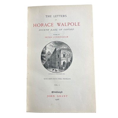 Lot 199 - Walpole Letters. 1906