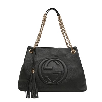 Lot 167 - Gucci Black Soho Chain Shoulder Bag