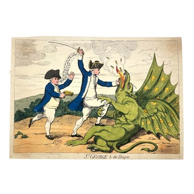 Lot 304 - Gillray (James) St. George & the Dragon