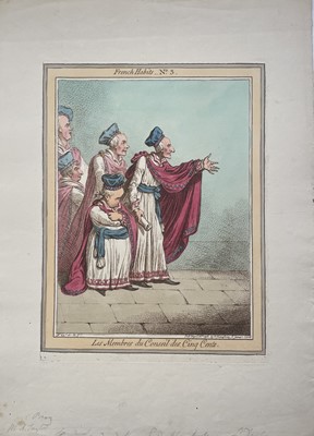 Lot 298 - Gillray (James) Habits of New French Legislators, and other Public Functionaries