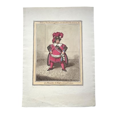 Lot 298 - Gillray (James) Habits of New French Legislators, and other Public Functionaries