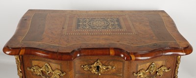 Lot 819 - A table top miniature, empire style shaped...