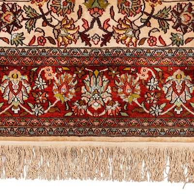 Lot 58 - A very fine silk Keyseri large rug, Turkey