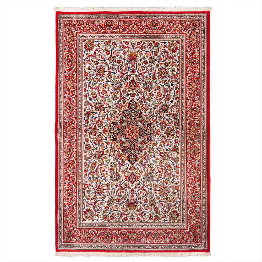 Lot 94 - A very fine Qum rug, central Persia