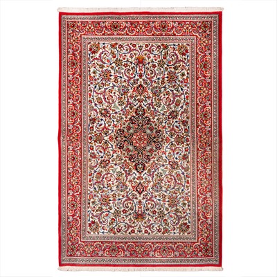Lot 94 - A very fine Qum rug, central Persia