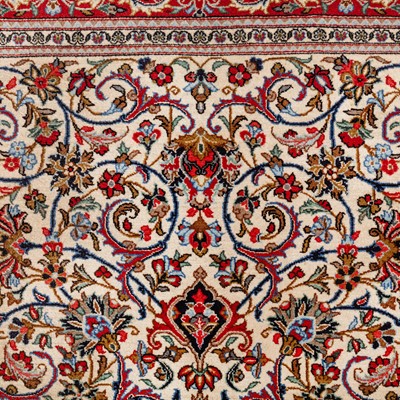 Lot 94 - A very fine Qum rug, central Persia